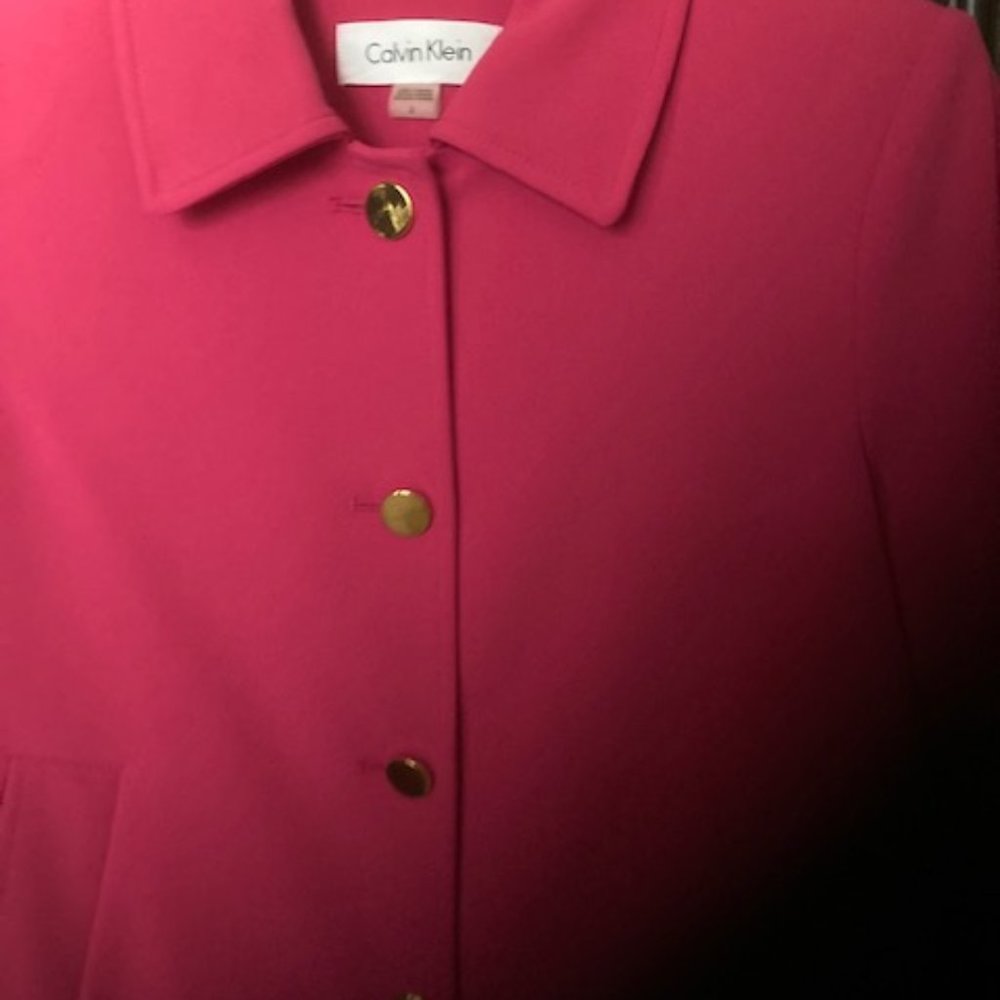 Calvin Klein Four Gold button down Jacket - Picture 2 of 11